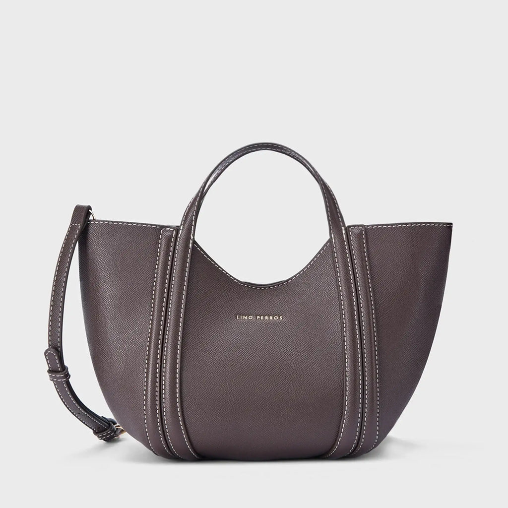 Voyage Cassis Coffee Satchel Bag - Lino Perros