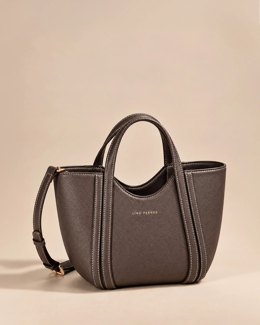 Voyage Cassis Coffee Satchel Bag - Lino Perros