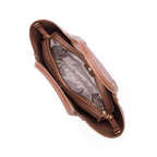 Voyage Cassis Tan Satchel Bag - Lino Perros