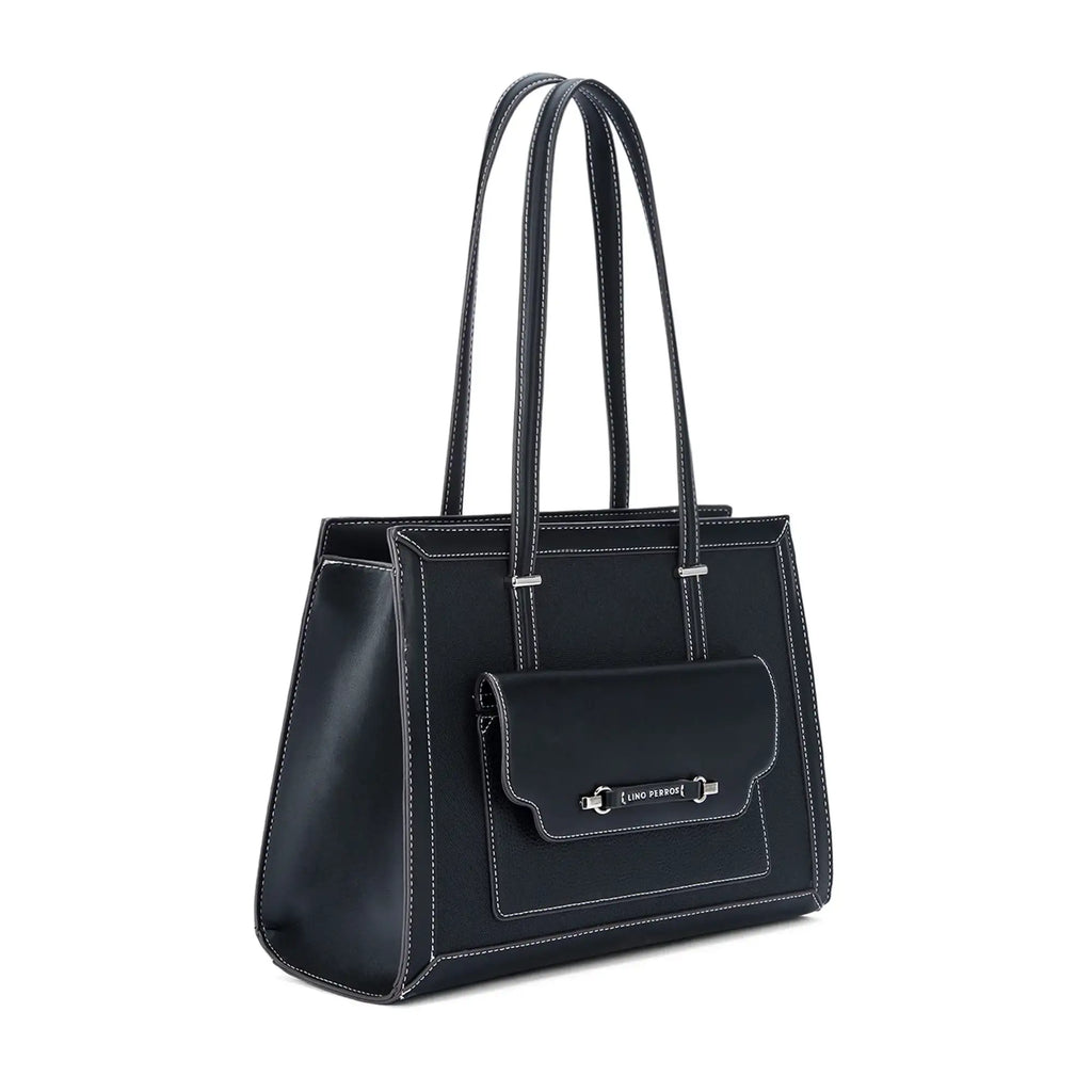 Avril Arden Black Tote Bag - Lino Perros