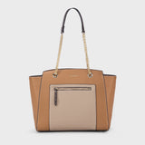 Monroe Abbey Tan Tote Bag