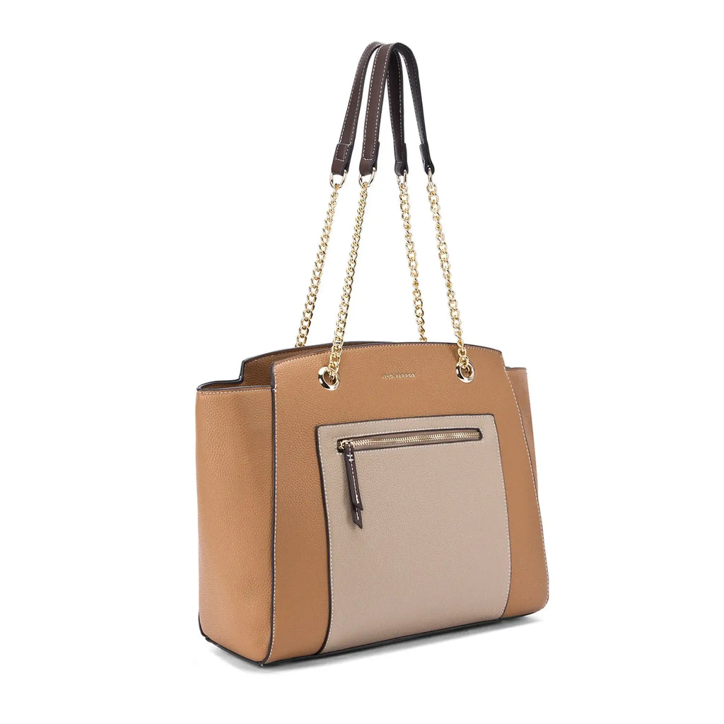 Monroe Abbey Tan Tote Bag - Lino Perros