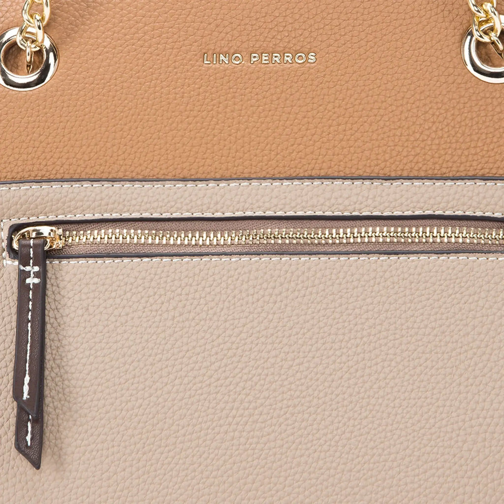 Monroe Abbey Tan Tote Bag - Lino Perros