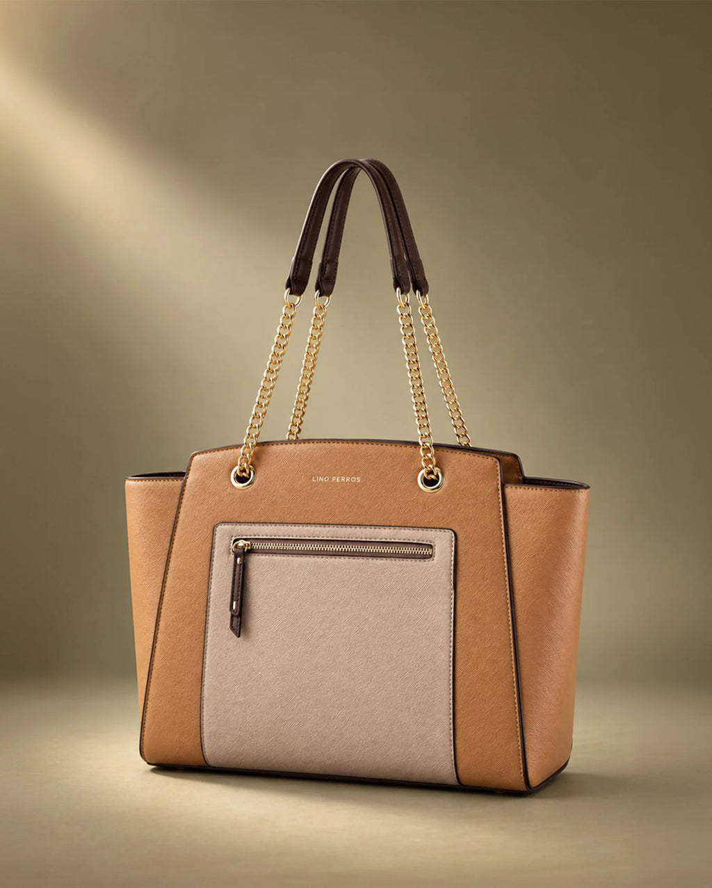 Monroe Abbey Tan Tote Bag - Lino Perros