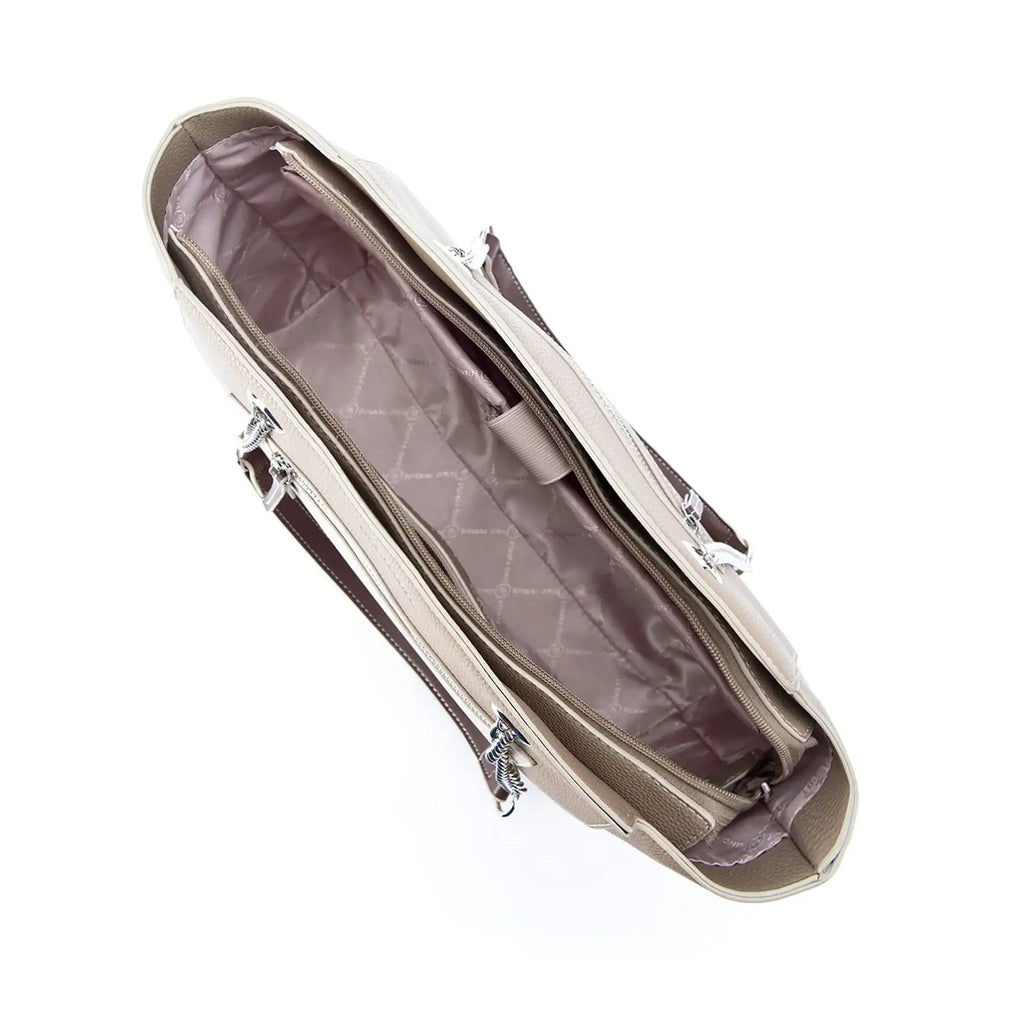 Monroe Abbey Taupe Tote Bag - Lino Perros