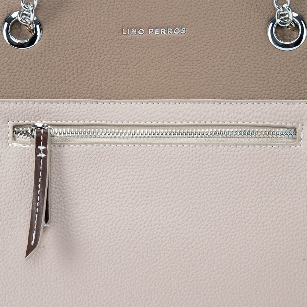 Monroe Abbey Taupe Tote Bag - Lino Perros