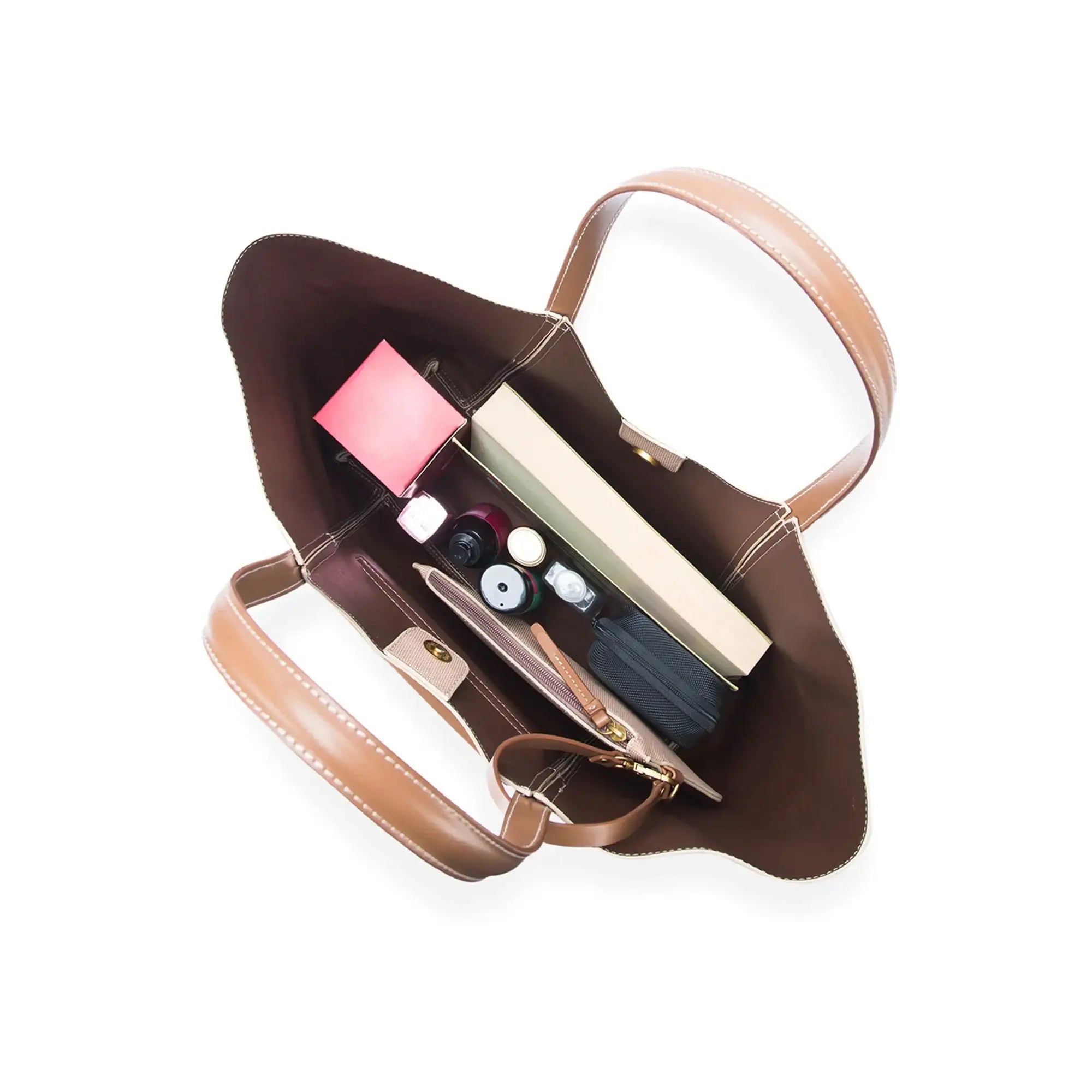 Monroe Evelyn Beige Tote Bag - Lino Perros