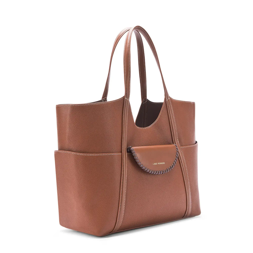 Monroe Evelyn Tan Tote Bag - Lino Perros