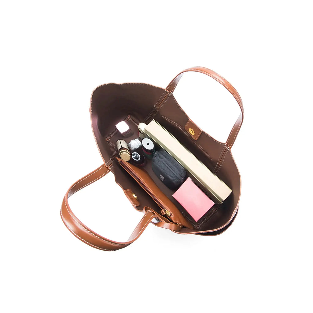Monroe Evelyn Tan Tote Bag - Lino Perros