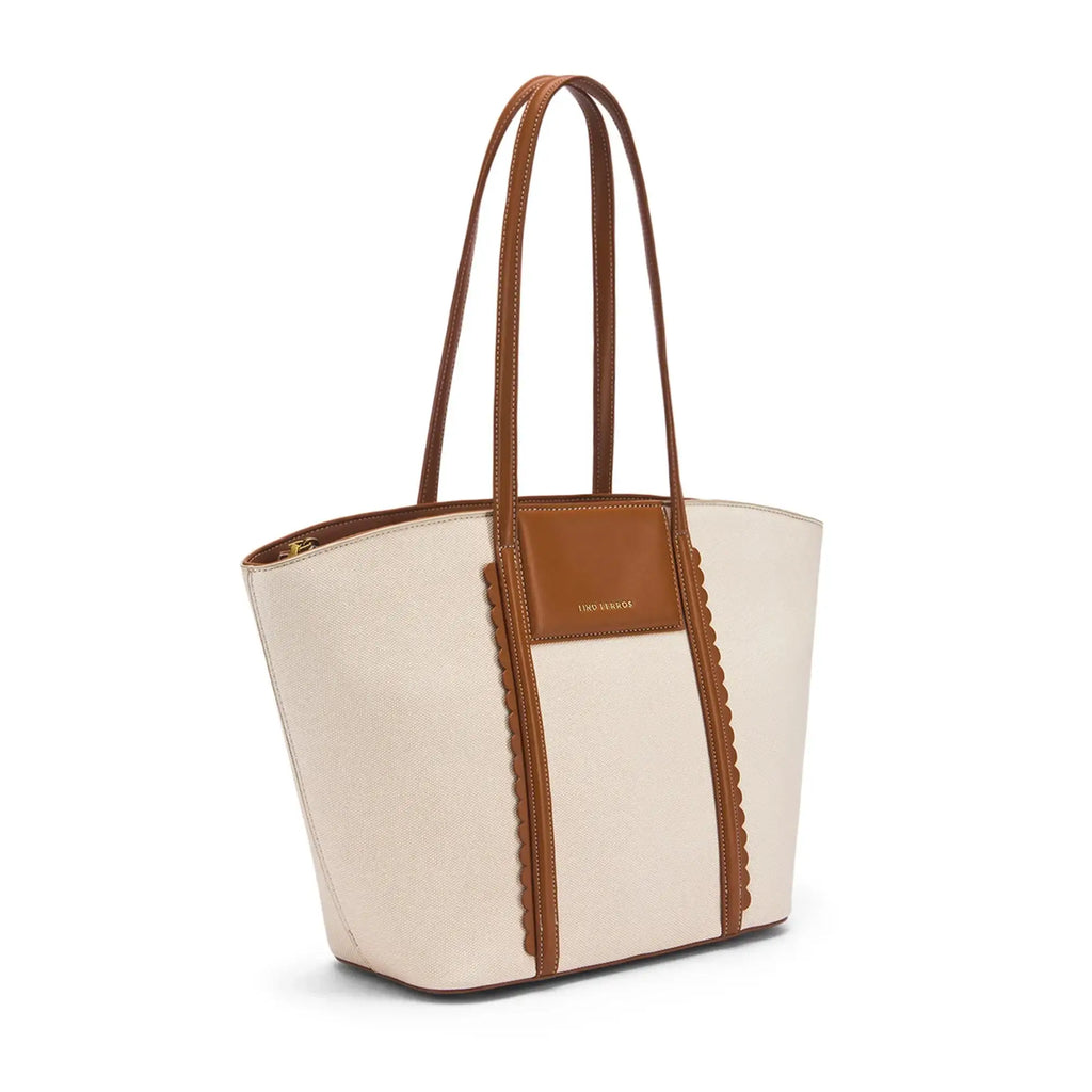 Monroe Willow Off-White  Tote Bag - Lino Perros