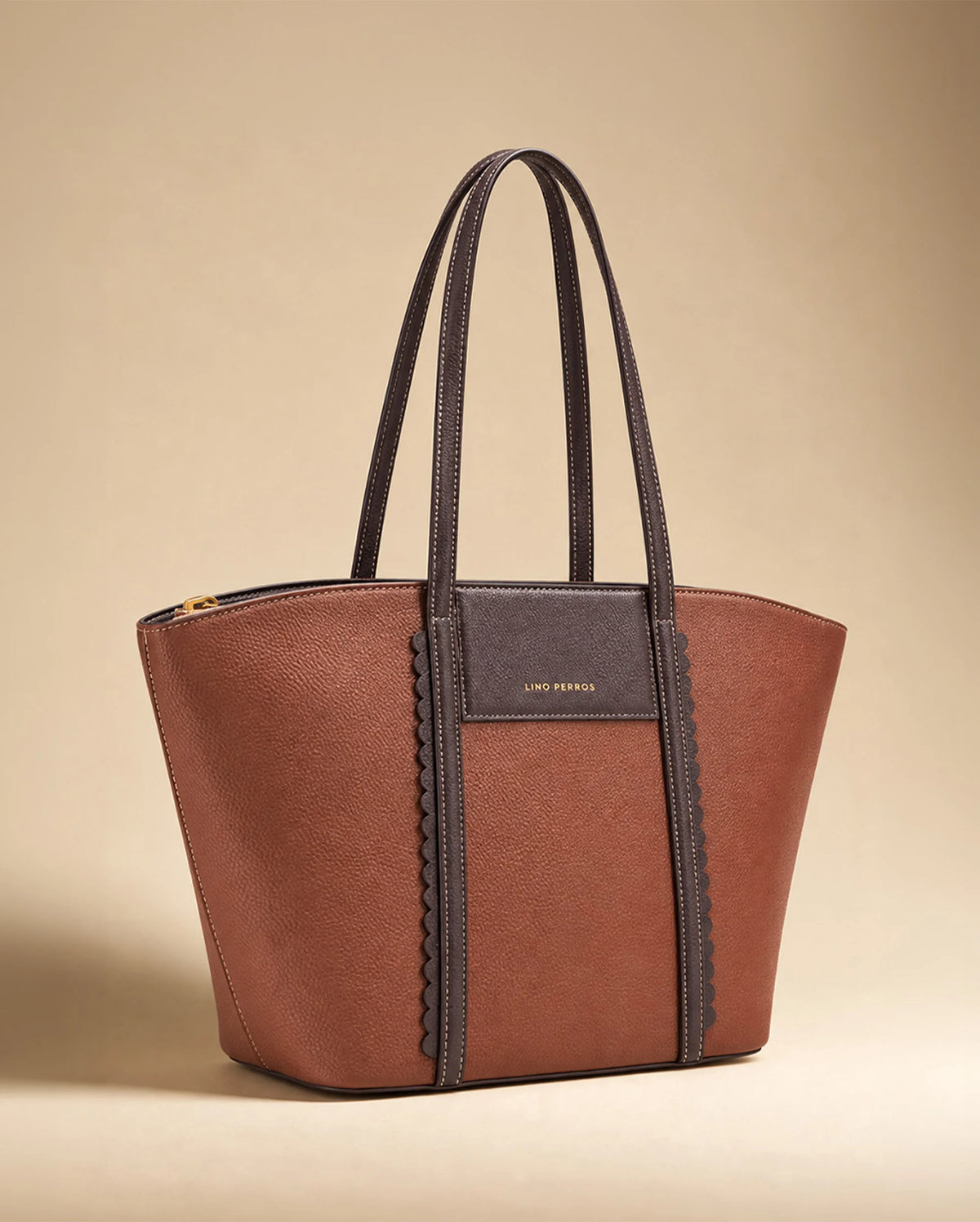 Monroe Willow Tan Tote Bag - Lino Perros