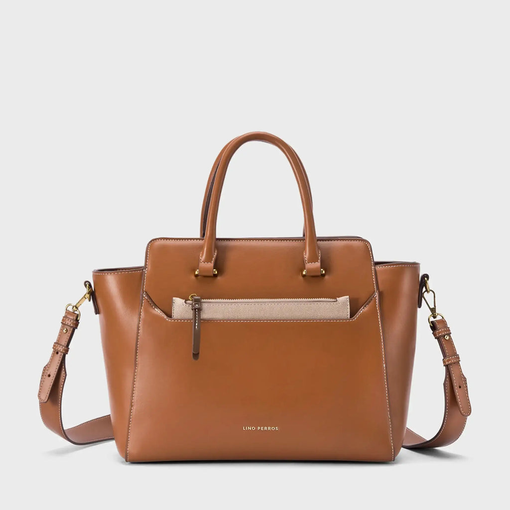 Monroe Opal Tan Tote Bag - Lino Perros