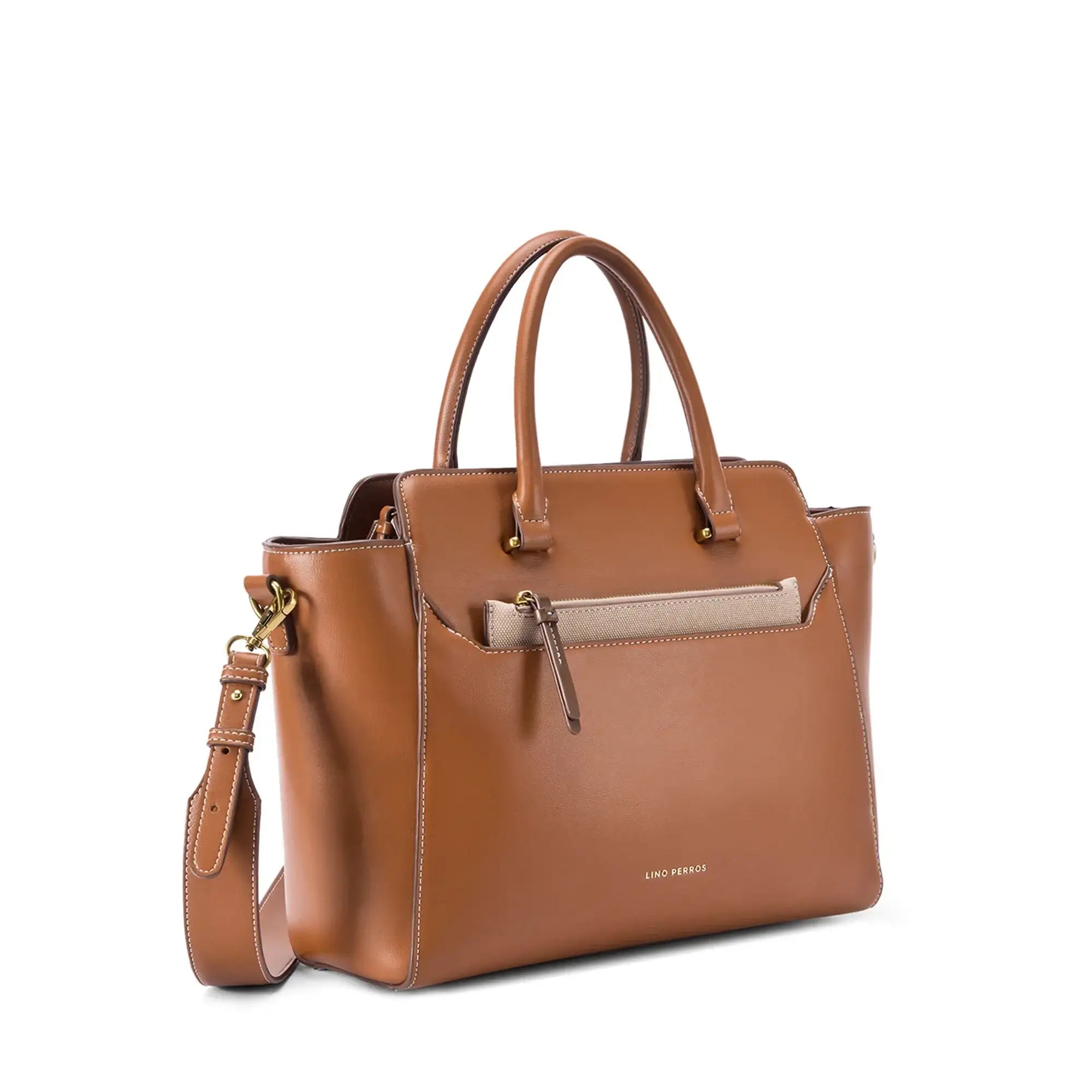 Monroe Opal Tan Tote Bag - Lino Perros