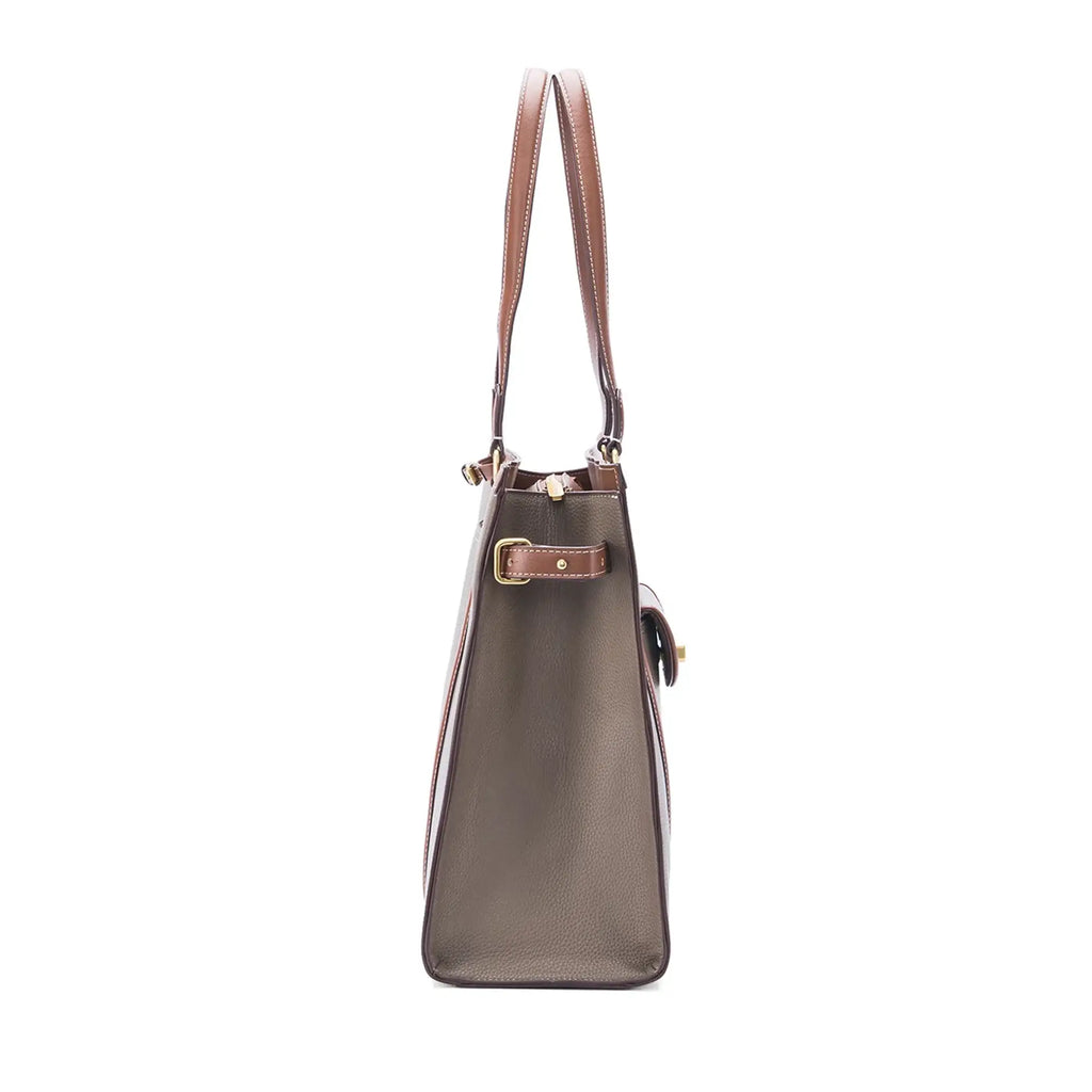 Monroe Adira Taupe Tote Bag - Lino Perros