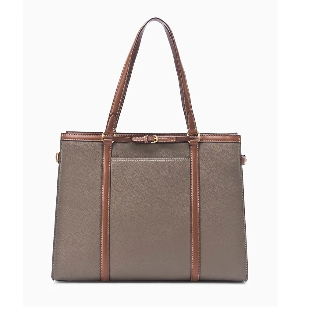 Monroe Adira Taupe Tote Bag - Lino Perros