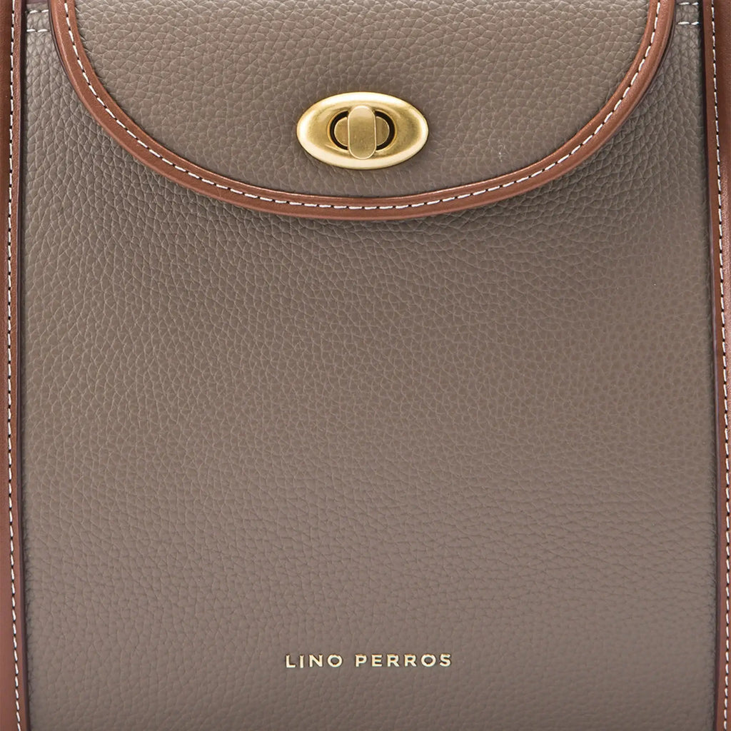 Monroe Adira Taupe Tote Bag - Lino Perros