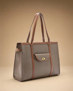 Monroe Adira Taupe Tote Bag - Lino Perros
