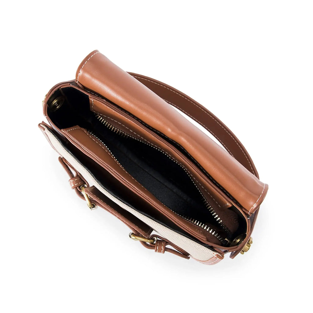 Voyage Elmora Beige Sling Bag - Lino Perros