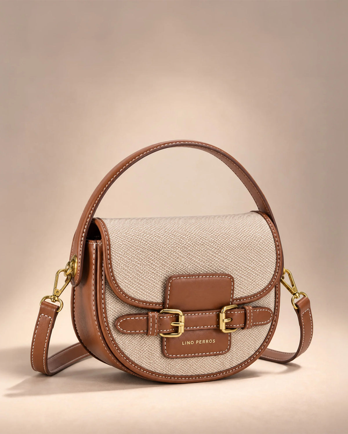 Voyage Elmora Beige Sling Bag - Lino Perros