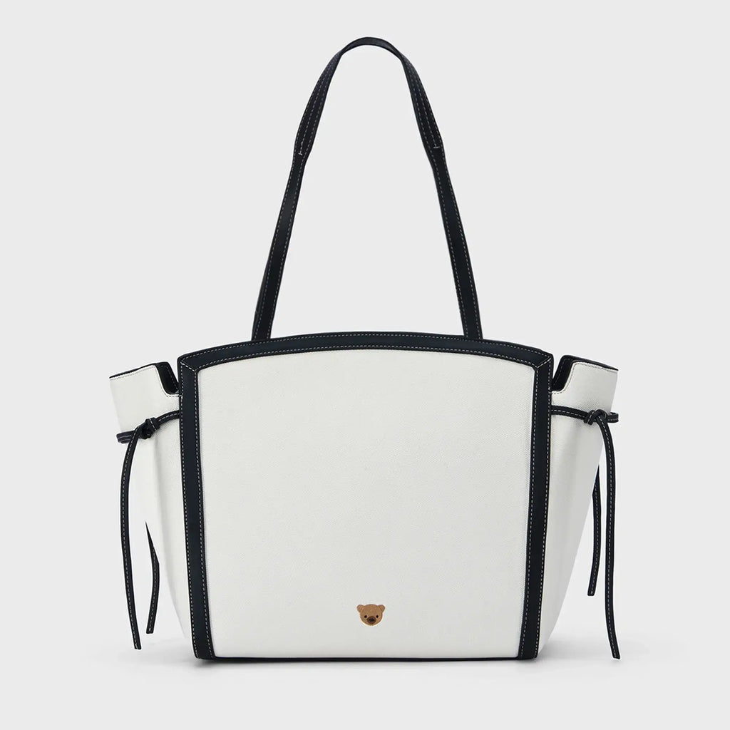 Monroe Pebble Teddy Black Tote Bag - Lino Perros