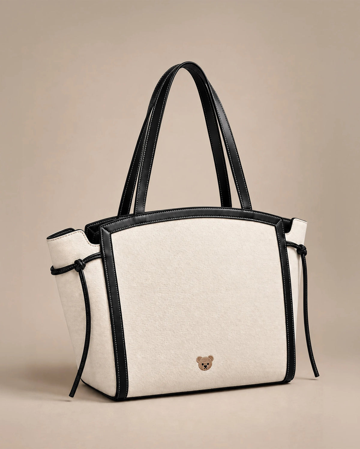 Monroe Pebble Teddy Black Tote Bag - Lino Perros