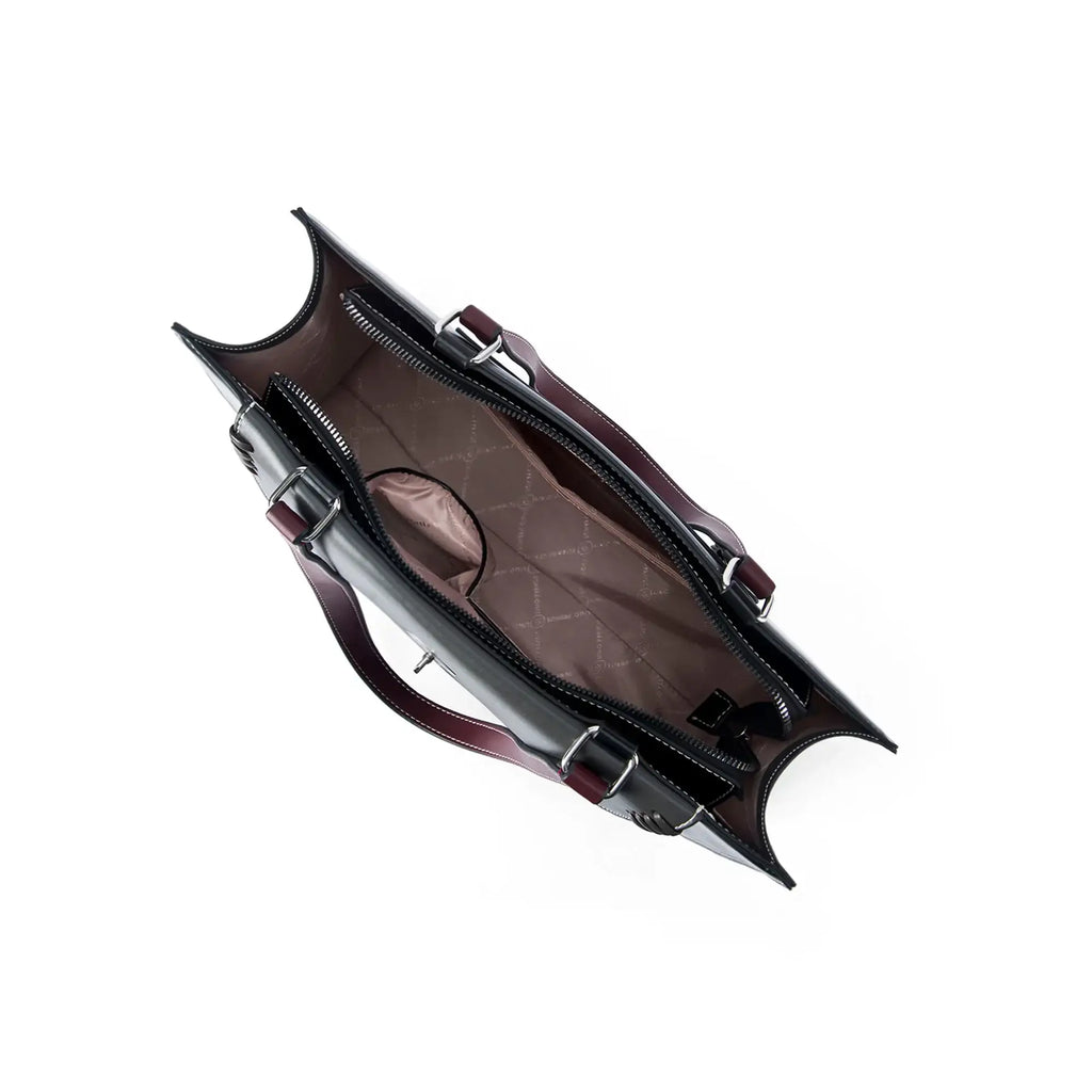 Monroe Ambra Black Tote Bag - Lino Perros