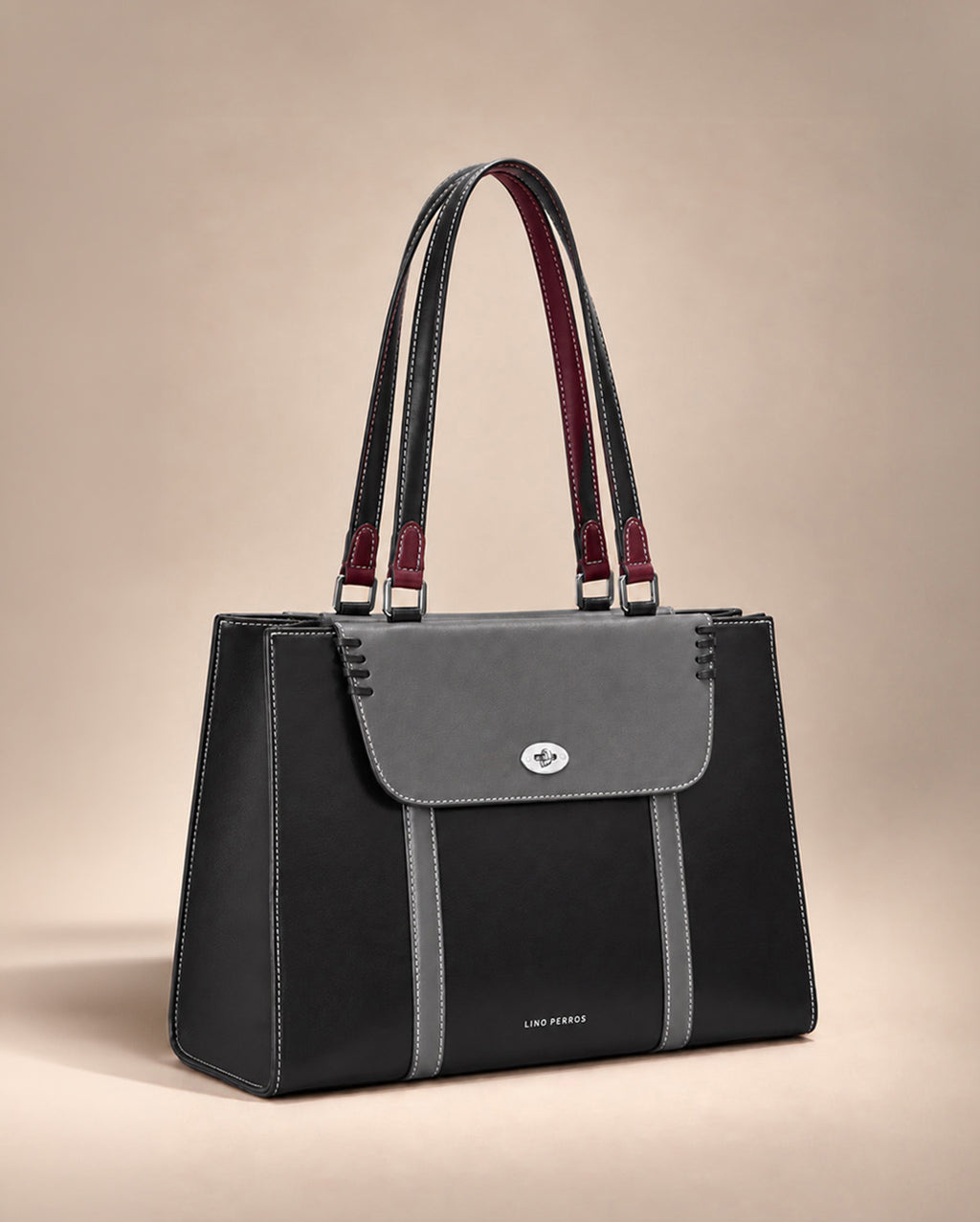 Monroe Ambra Black Tote Bag - Lino Perros