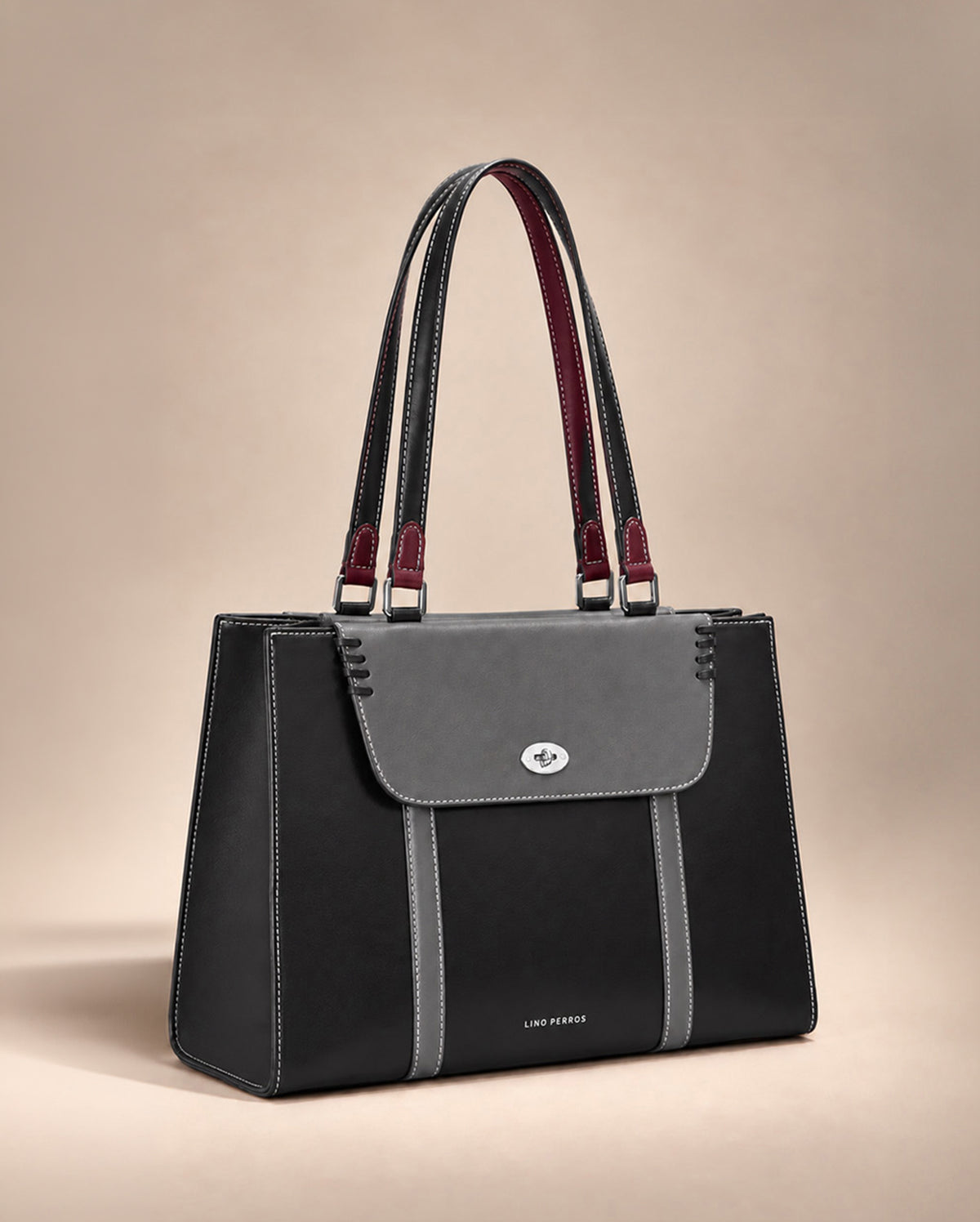 Monroe Ambra Black Tote Bag - Lino Perros