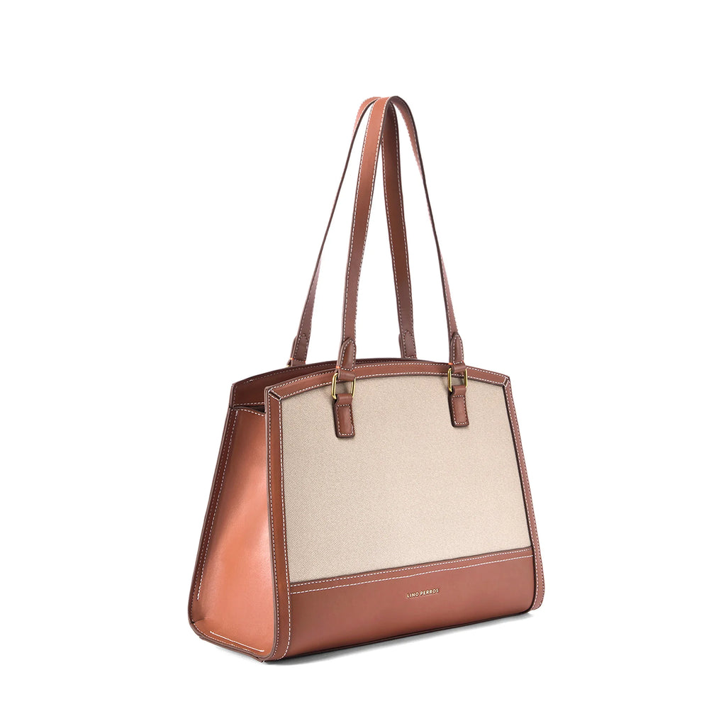 Monroe Aurelia Beige Tote Bag - Lino Perros