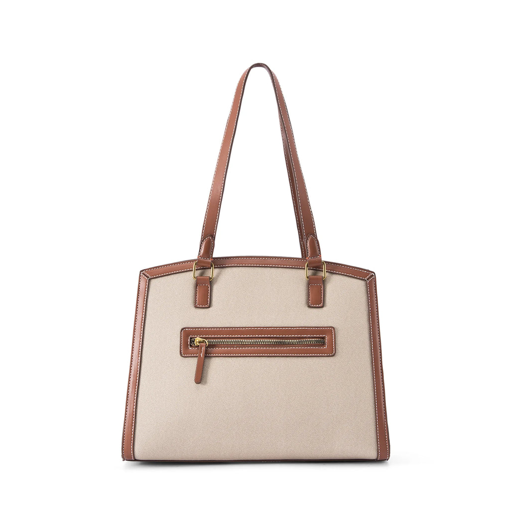 Monroe Aurelia Beige Tote Bag - Lino Perros