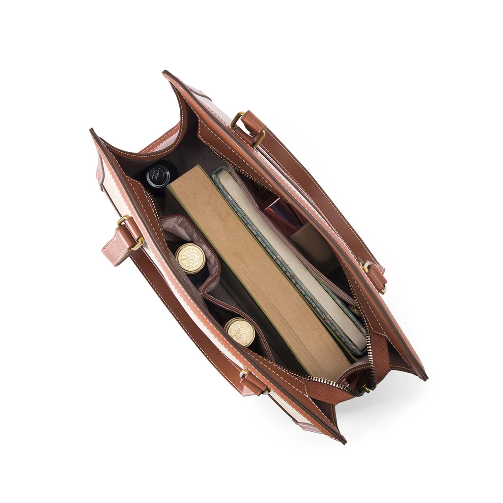 Monroe Aurelia Beige Tote Bag - Lino Perros