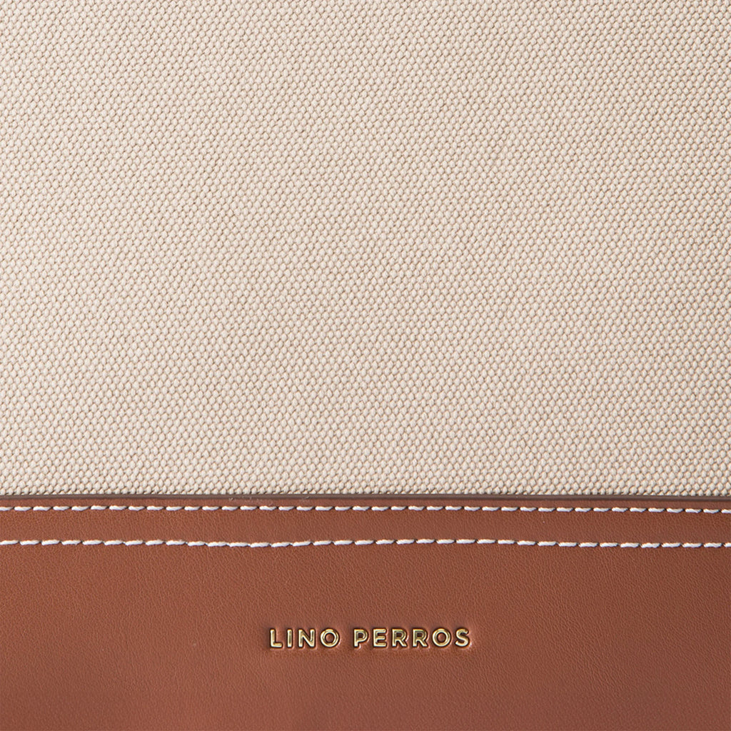 Monroe Aurelia Beige Tote Bag - Lino Perros