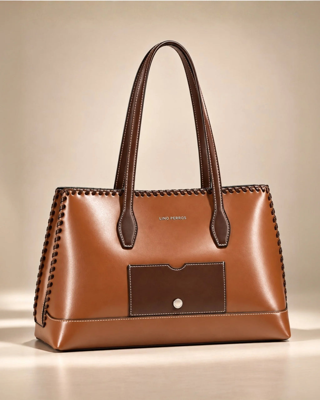 Monroe Mirabelle Tan Tote Bag - Lino Perros