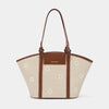 Monroe Daisy Bloom Off-White Tote Bag - Lino Perros