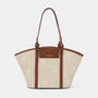 Monroe Daisy Bloom Off-White Tote Bag - Lino Perros