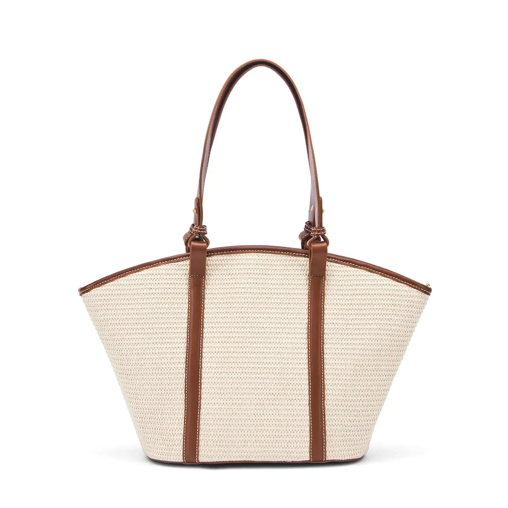 Monroe Daisy Bloom Off-White Tote Bag - Lino Perros