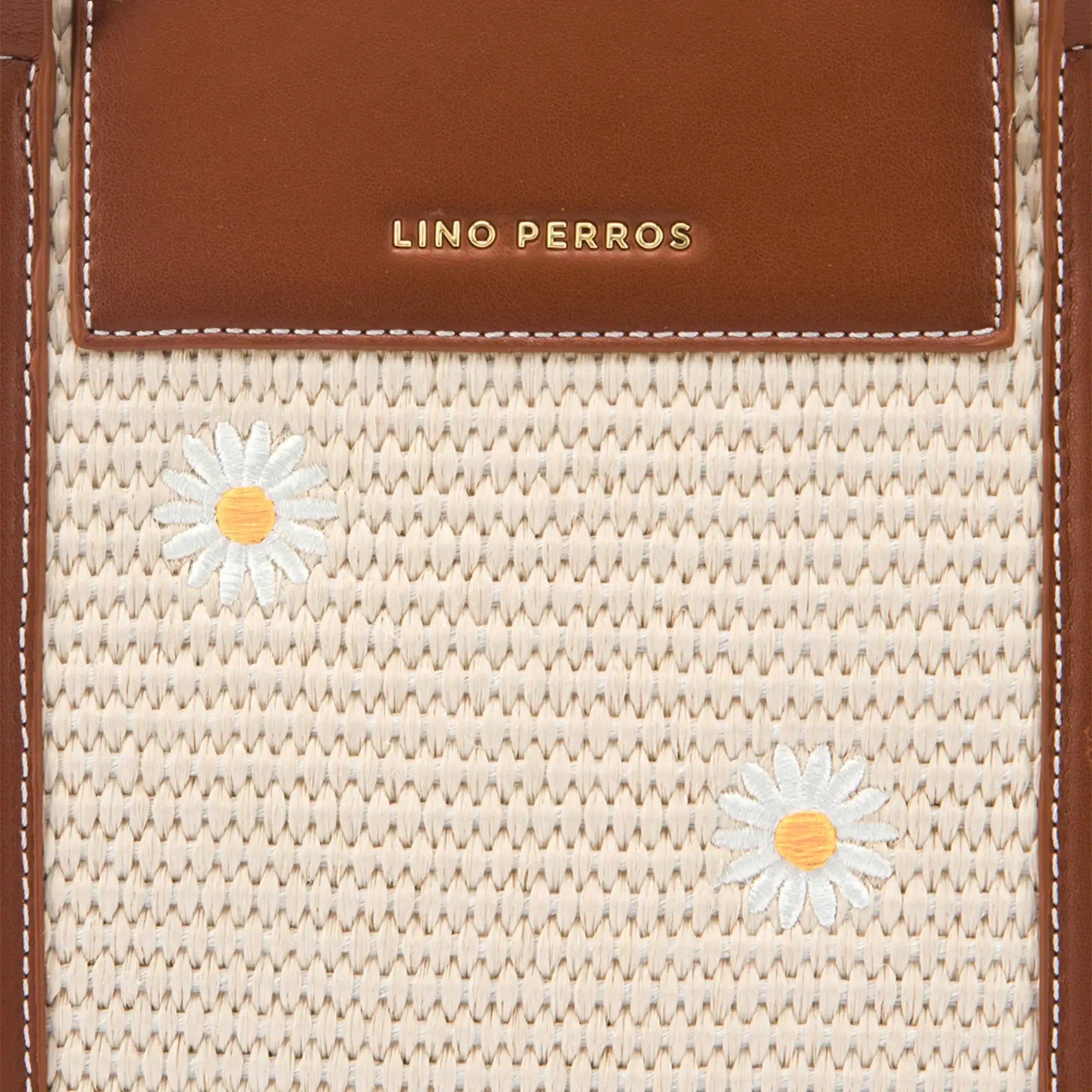 Monroe Daisy Bloom Off-White Tote Bag - Lino Perros