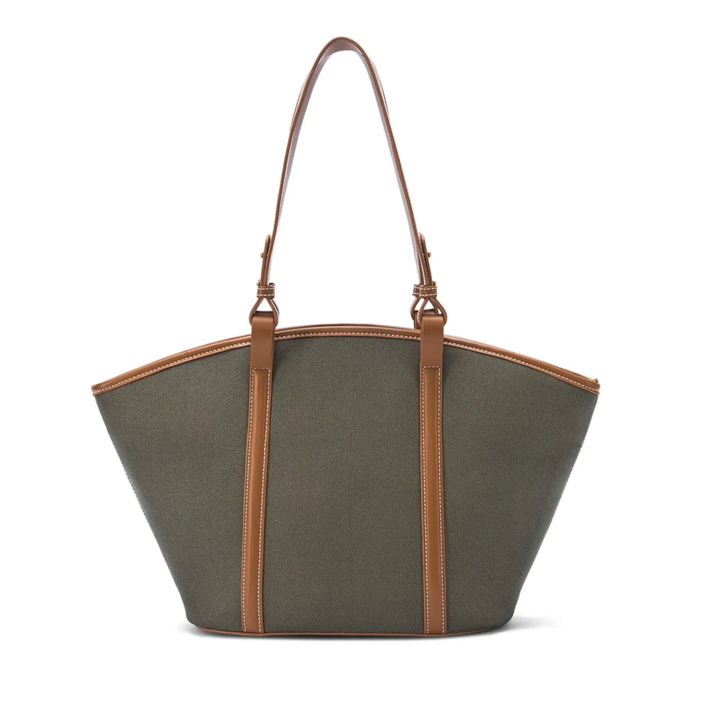 Monroe Daisy Bloom Olive Tote Bag - Lino Perros