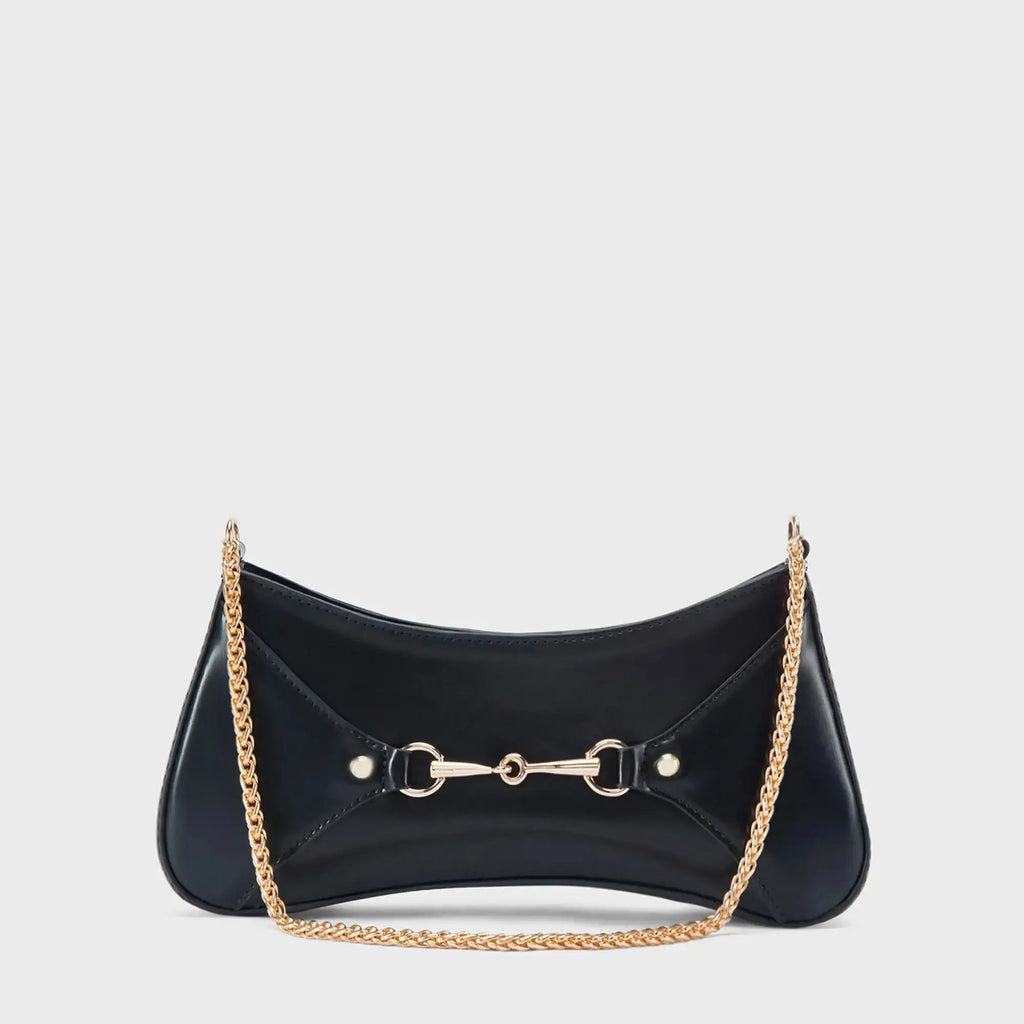 Texas Cleo Black Shoulder Bag - Lino Perros