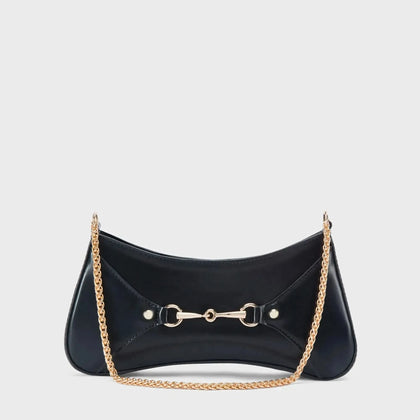 Texas Cleo Black Shoulder Bag