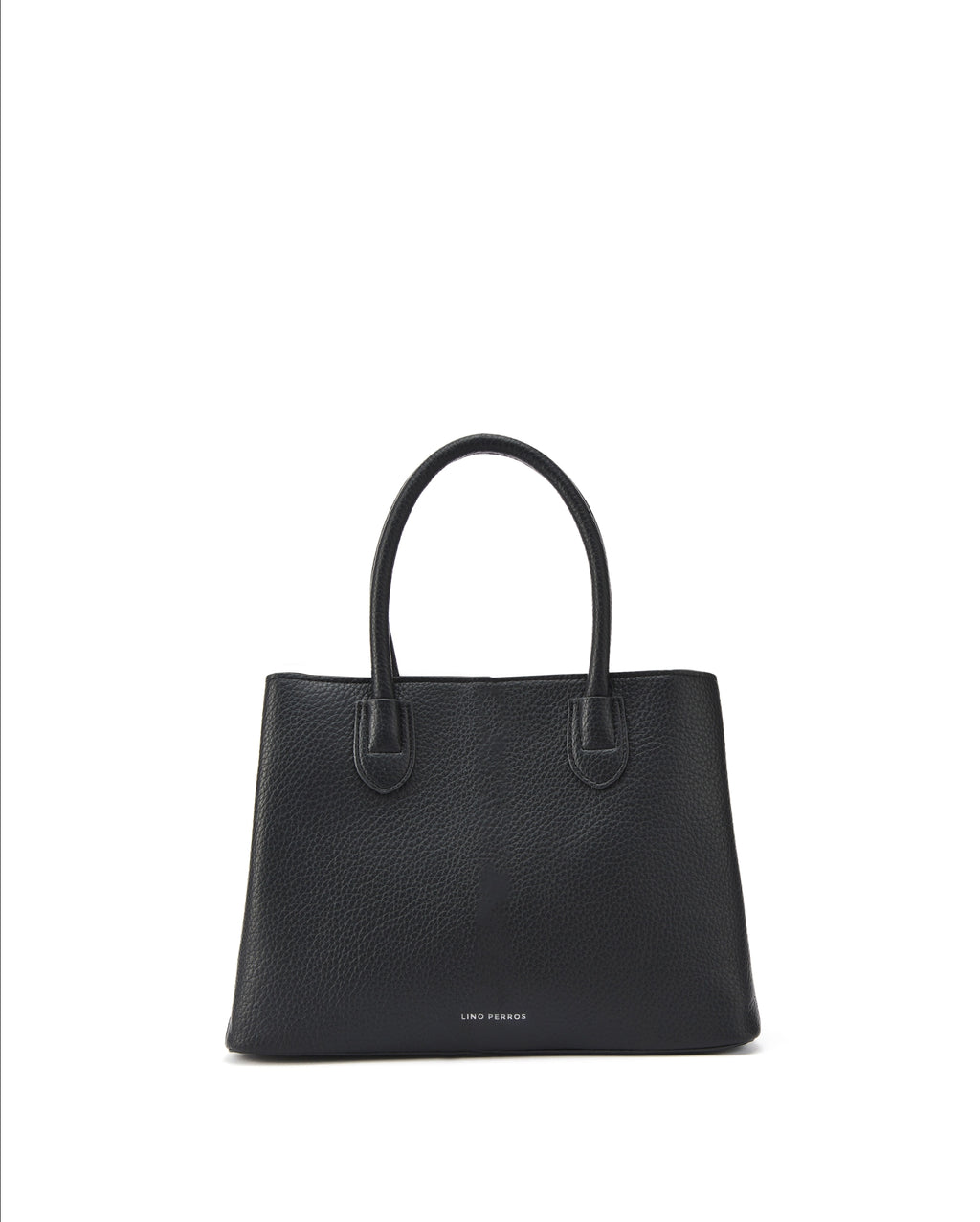 Voyage Saddle Charm Black Satchel bag | Lino Perros