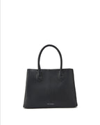 Voyage Saddle Charm Black Satchel bag | Lino Perros