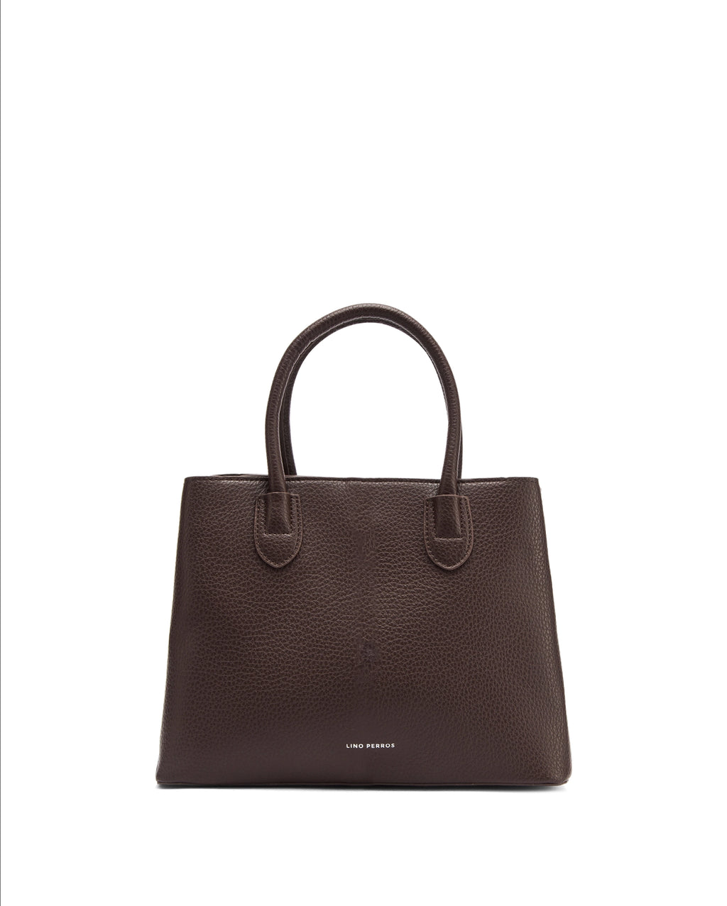 Voyage Saddle Charm Coffee Satchel bag | Lino Perros