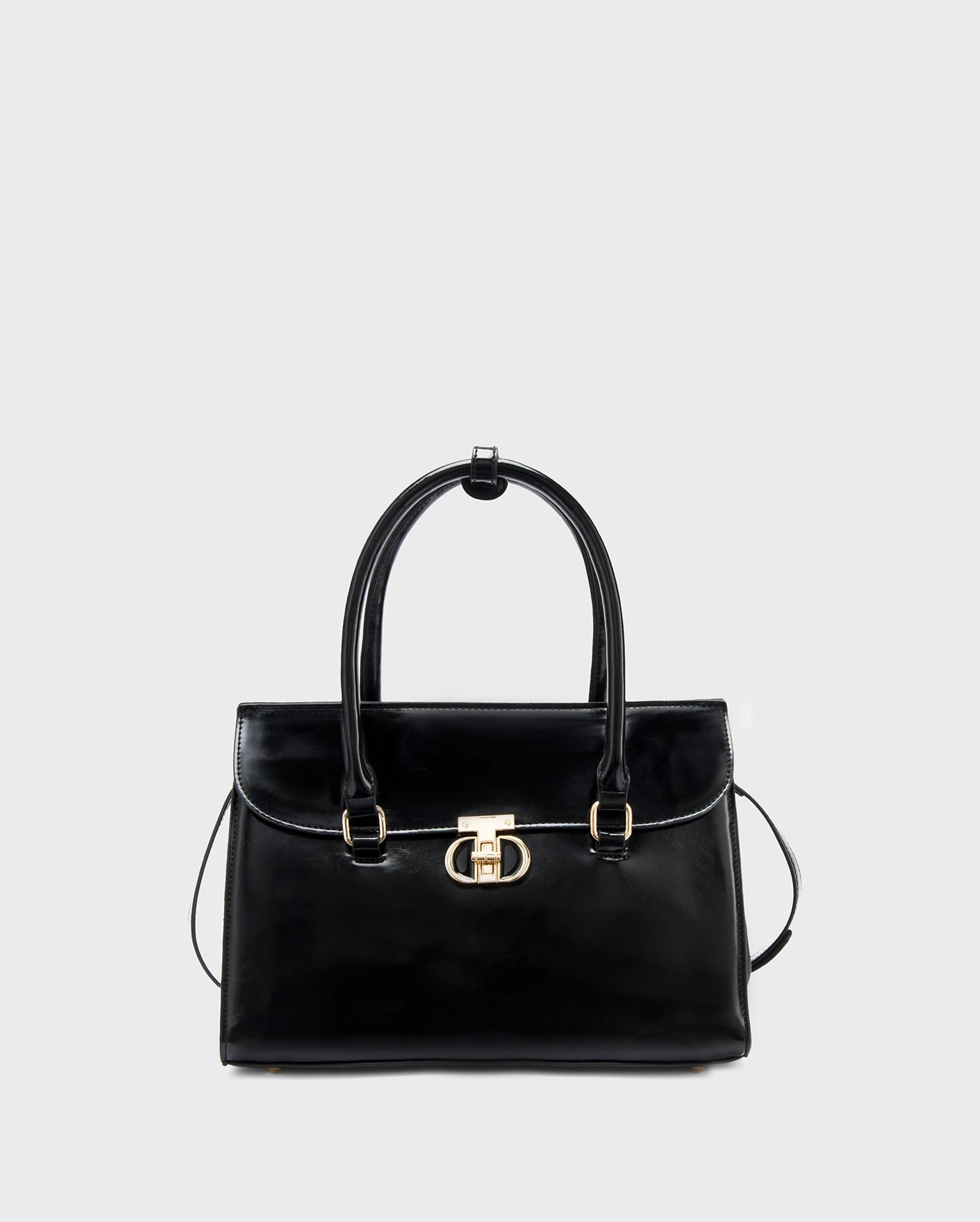 Voyage Prestige Black Satchel bag | Lino Perros