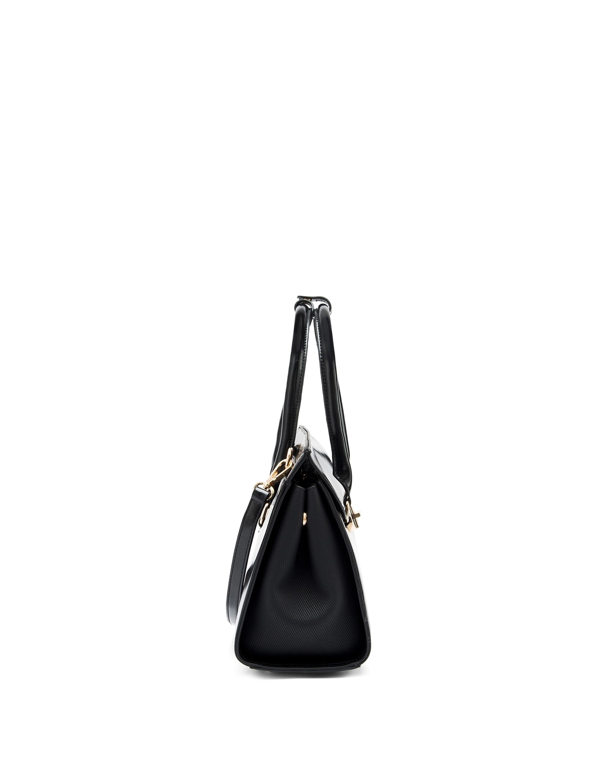 Voyage Prestige Black Satchel bag | Lino Perros
