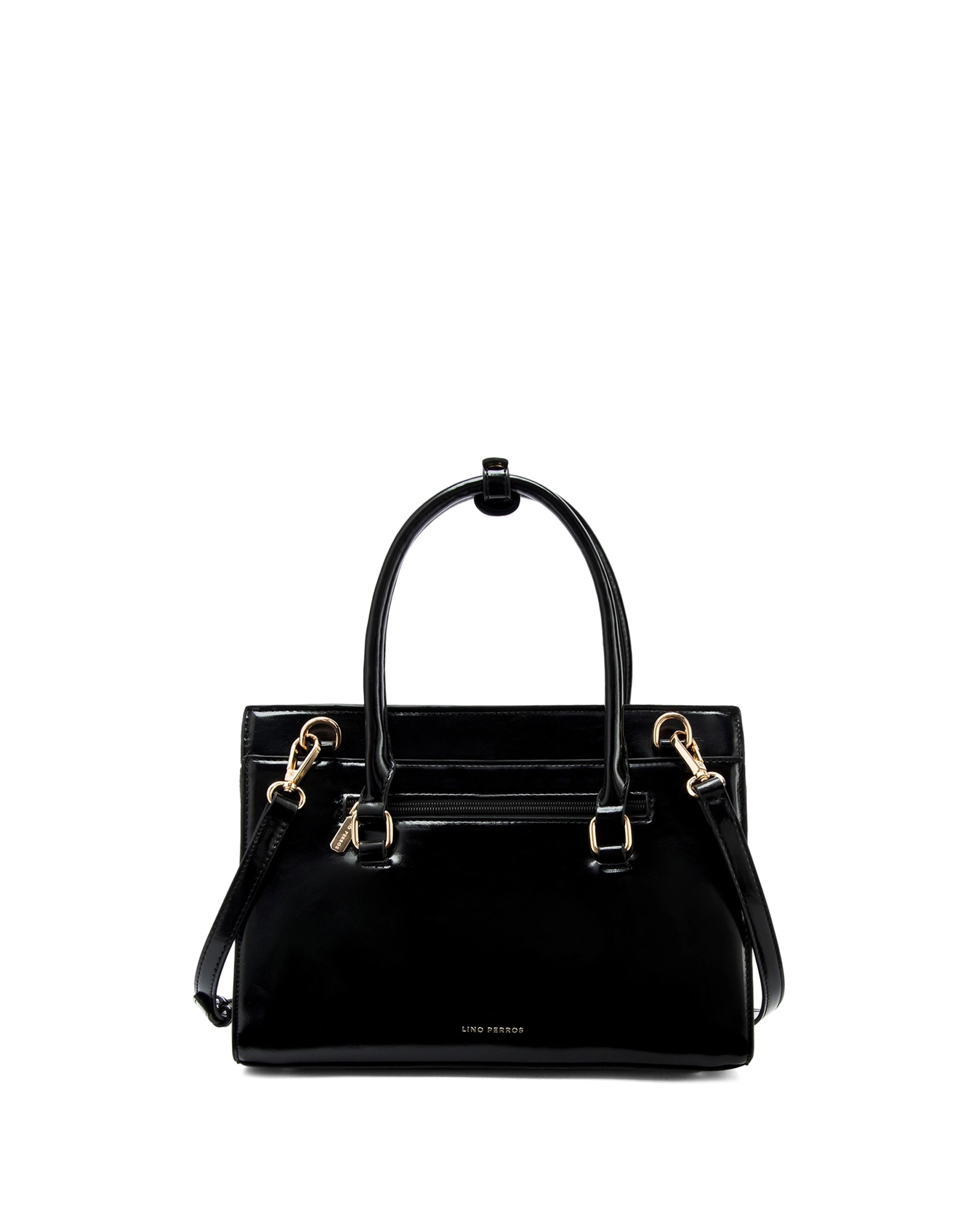 Voyage Prestige Black Satchel bag | Lino Perros
