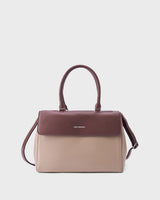 Voyage Dual Tone Taupe Satchel
