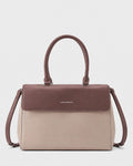 Voyage Dual Tone Taupe Satchel