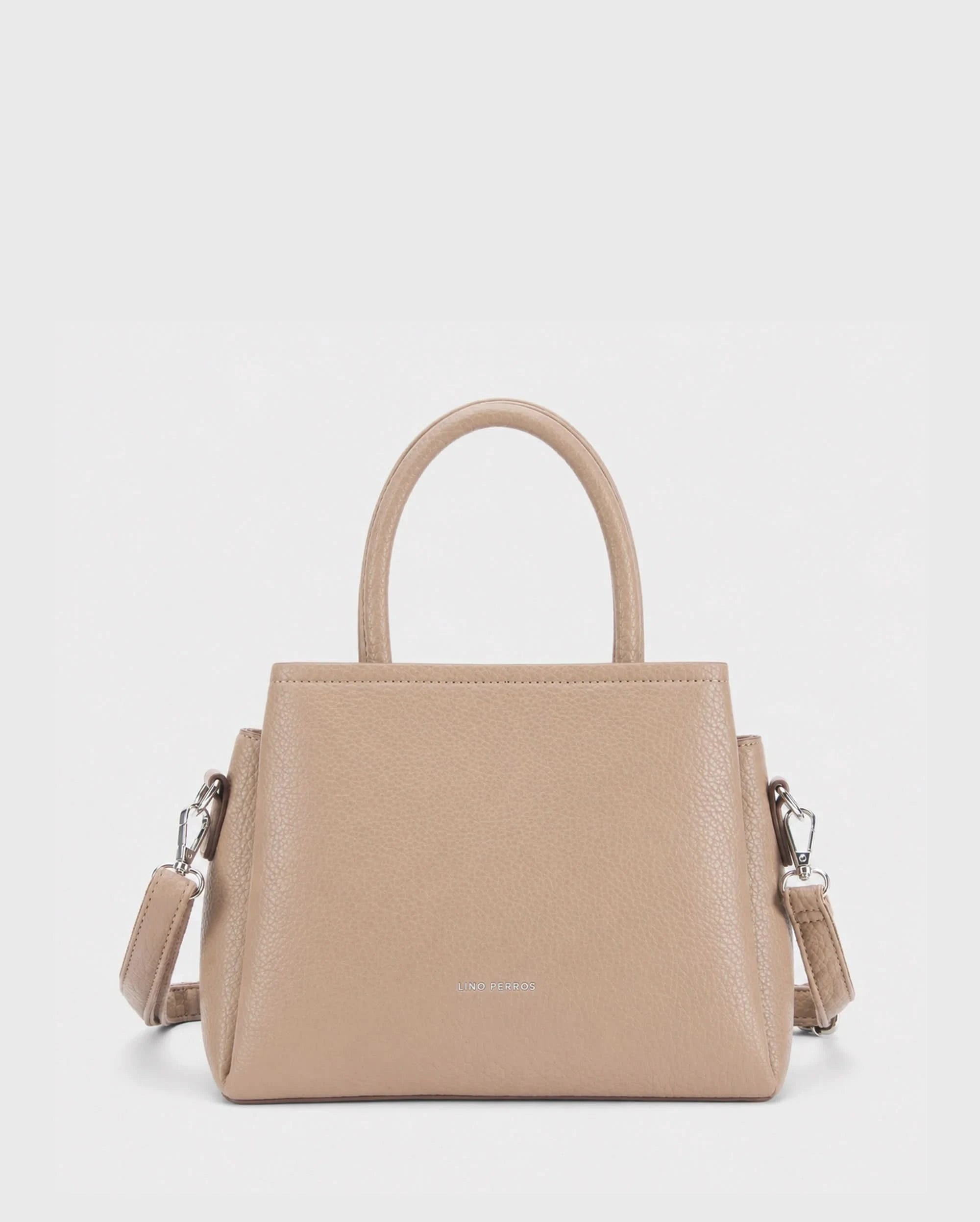 Voyage Solene Beige Satchel Bag