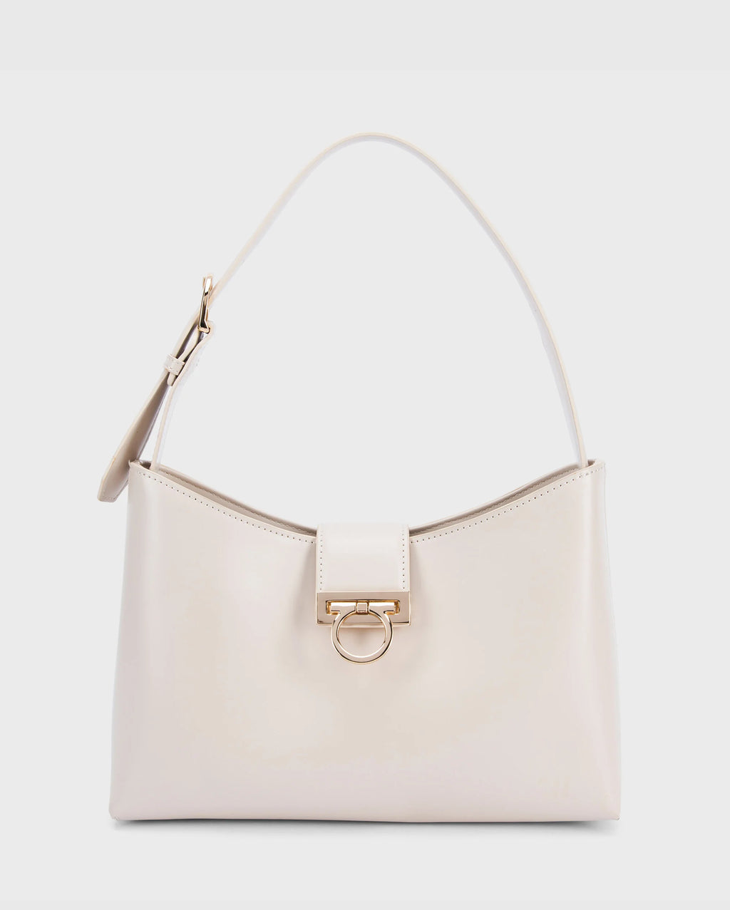 Ella Reverie Off-white Shoulder Bag